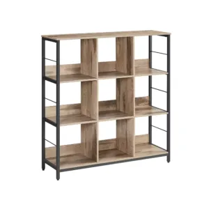 grāmatplaukts vasagle lls112b50 3 plaukti 100 x 30 x 103,1 cm