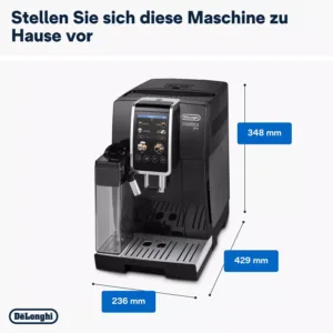 kafijas automāts delonghi dinamica plus ecam382.70.b lattecrema 1450 w 2023.g modelis