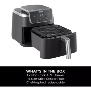 karstā gaisa friteris ninja pro air fryer af140eu, 4.7 l, 2000 w