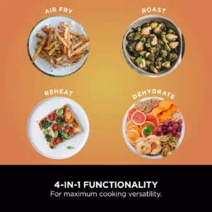 karstā gaisa friteris ninja pro air fryer af140eu, 4.7 l, 2000 w