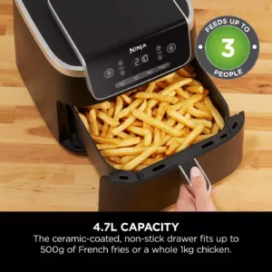 karstā gaisa friteris ninja pro air fryer af140eu, 4.7 l, 2000 w