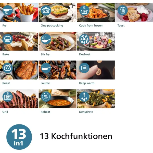 karstā gaisa friteris philips air fryer 2000 series na229/00, 4.2 l 1500 w