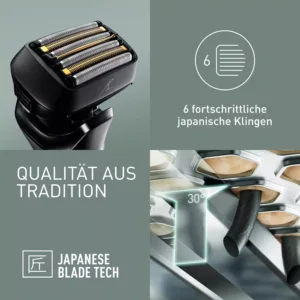 skuveklis panasonic premium wireless wet dry es ls6a k803 japanese steel blades