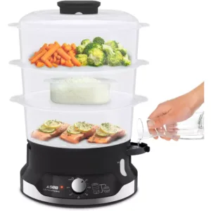 elektriskais tvaicetajs seb seb ultracompact steamer vc204800 9 l melns 800 w1 676c0324a6bf7