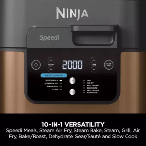 karstā gaisa friteris ninja speedi on400eu pressure cooker & hot air fryer 5.7l 1760w vara krāsā
