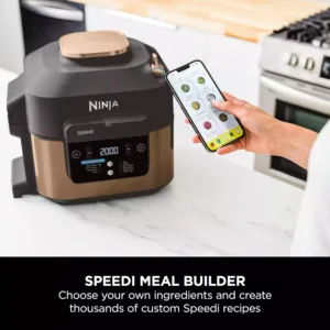 karstā gaisa friteris ninja speedi on400eu pressure cooker & hot air fryer 5.7l 1760w vara krāsā