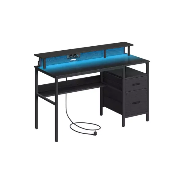 datorgalds rakstamgalds vasagle lwd094b56 135 x 55 x 77 cm gxpxa melns 66a95dd156f10