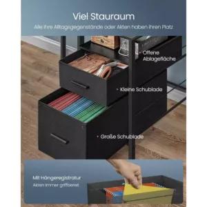 datorgalds rakstamgalds vasagle lwd094b56 135 x 55 x 77 cm gxpxa melns4 66a95de20c2cd