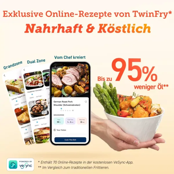 karsta gaisa friteris cosori dual blaze twinfry 10 l 2800 w wifi hot air fryer caf tf101s aeu 4 66a6b39360f0a