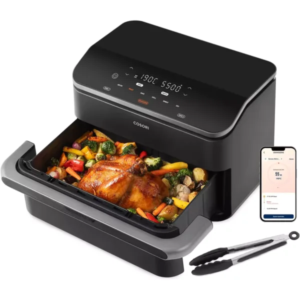 karsta gaisa friteris cosori dual blaze twinfry 10 l 2800 w wifi hot air fryer caf tf101s aeu 66a6b3a023163