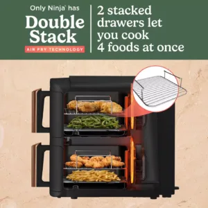 karsta gaisa friteris ninja double stack xl air fryer sl400eu 95 l 2470 w vara toni2 66a2bb49b38a3