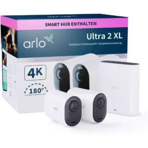 novērošanas kameras arlo ultra 2 xl set of 2 wifi wireless 4k night vision vms5242 200eus