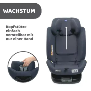 autokreslins chicco unico evo i size 0 36 kg 360 rotejoss tumsi zils2 66ca0e280247b