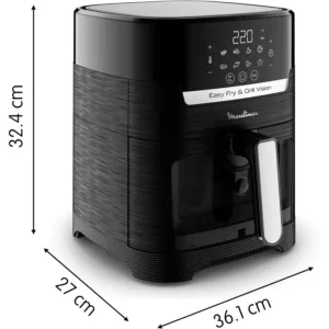 karsta gaisa friteris grils moulinex easy fry grill vision 45l air fryer ez506820 45 l 1550 w4 66b7b9f0b2615