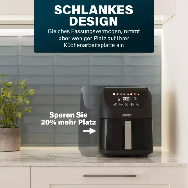 karsta gaisa friteris princess slim airfryer 5l 1500 w 0118224001001 2 66c7b7c795813
