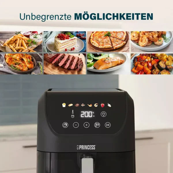 karsta gaisa friteris princess slim airfryer 5l 1500 w 0118224001001 4 66c7b7cadaca1