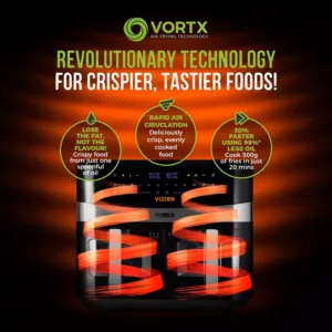 karsta gaisa friteris tower t17100 vortx vizion air fryer 9 l 2600 w4 66be6fdd33996