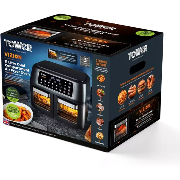 karsta gaisa friteris tower t17102 vortx vizion air fryer 11 l 2400 w7 66be6c9113f11