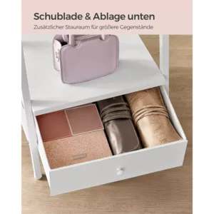 rotaslietu skapis ar bezramja spoguli songmics jjc025w01 balts3 66ca24139bdf9 1