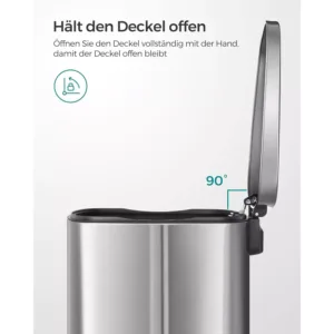 terauda atkritumu tvertne ar soft close vaku songmics ltb050e01 50 l sudraba1 66ca3866e877e
