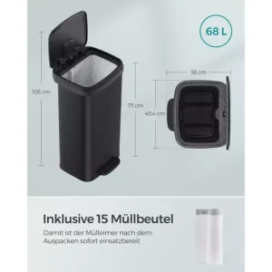 terauda atkritumu tvertne ar soft close vaku songmics ltb520b6802 68 l melna2 66ca403c54a68