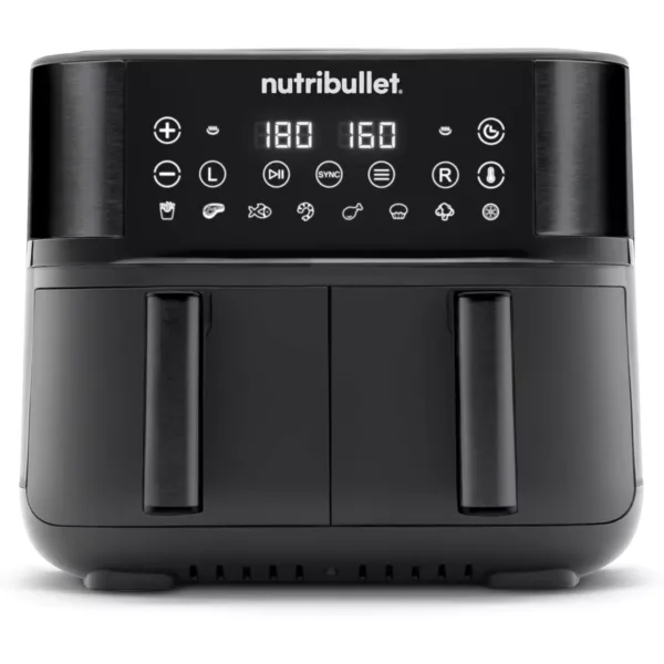 karst u gaisa friteris nutribullet twin drawer air fryer 8l 2850w nba081b 66ebe454ea1fd
