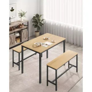 virtuves galds vasagle industrial kdt070b09 110 x 70 x 75 cm un 2 soli 97 x 30 x 50 cm 1 66f3053831fce