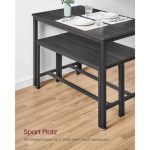 virtuves galds vasagle industrial kdt070b21 110 x 70 x 75 cm un 2 soli 97 x 30 x 50 cm 3 66f3062ac9a30