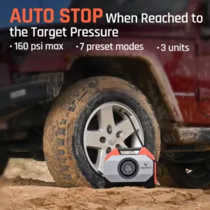 akumulatora gaisa kompresors pumpis etenwolf s6 19200 mah 1103 baru 160 psi 7 rezimi ar led apgaismojumu velosipedam automasinai motociklam bumbai4 6716b43c87e2d
