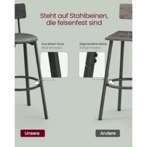 bara kresli vasagle lbc069c01 2 gab melns tumsi zals 75cm2 670d8507236d1
