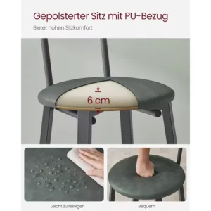 bara kresli vasagle lbc069c01 2 gab melns tumsi zals 75cm3 670d85075ad4b
