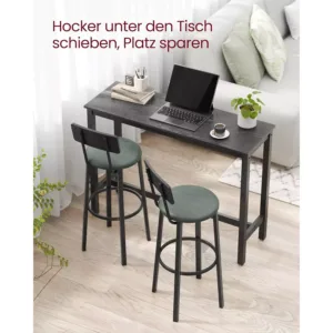 bara kresli vasagle lbc069c01 2 gab melns tumsi zals 75cm5 670d850aa3c36