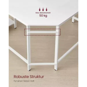 biroja galds rakstamgalds l formas vasagle lwd072w44 138 x 138 x 75cm g x p x a3 671ebc72a362f
