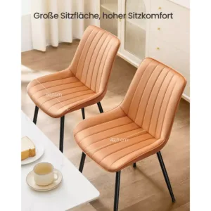 ergonomisks edamistabas kresls 2 gab songmics ldc090k01 karamelu bruns2 67228ae385d2e