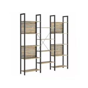 Grāmatplaukts Vasagle LLS107B60 14 plaukti Industrial Design 24 x 158 x 166 cm