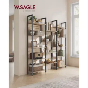gramatplaukts vasagle lls107k01 14 plaukti industrial design 24 x 158 x 166 cm1 67227f3171714