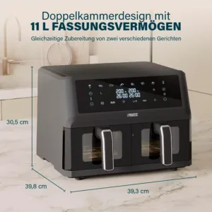 karsta gaisa friteris princess 182276 melns 2400 w 11 l1 671ab321b6d4d
