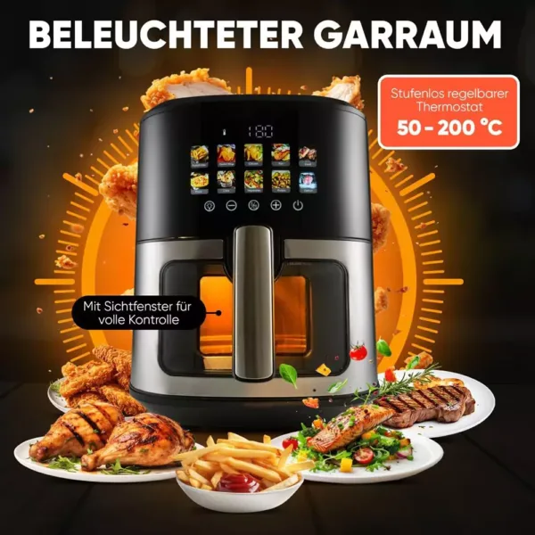 karsta gaisa friteris proficook hot air fryer 65 l pc fr 1286 h 1700 w2 6716c63df17e5