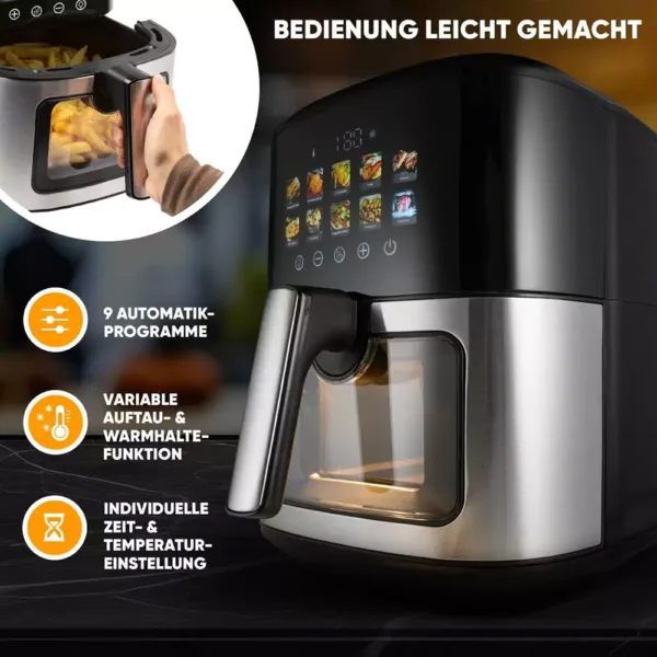 karsta gaisa friteris proficook hot air fryer 65 l pc fr 1286 h 1700 w3 6716c63e47950