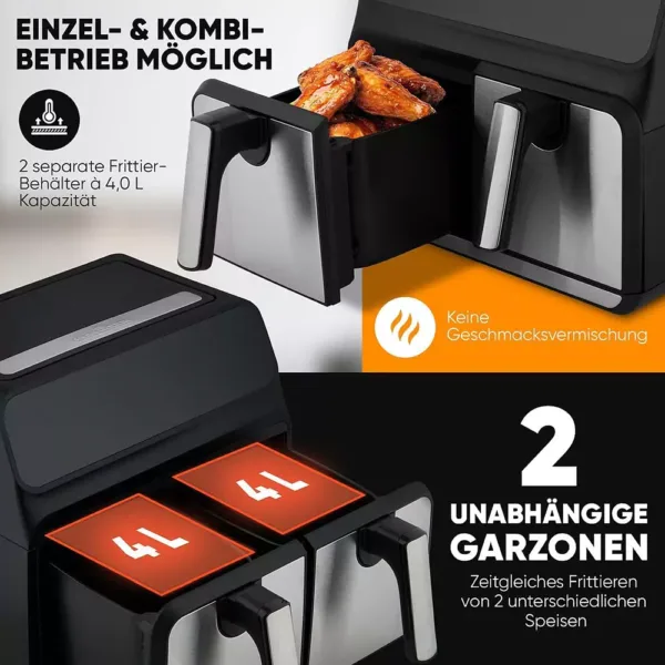 karsta gaisa friteris proficook hot air fryer 8 l pc fr 1287 h 2200 w2 6716c44803d4b