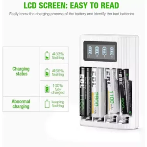 bateriju ladetajs aa hr6 aaa hr3 ebl 409 smart battery charger2 67251f771894f
