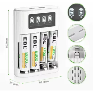 bateriju ladetajs aa hr6 aaa hr3 ebl 409 smart battery charger4 67251f78d5af1
