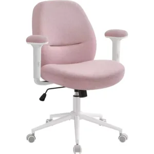 Biroja krēsls SONGMICS OBG035R01 Rozā audums