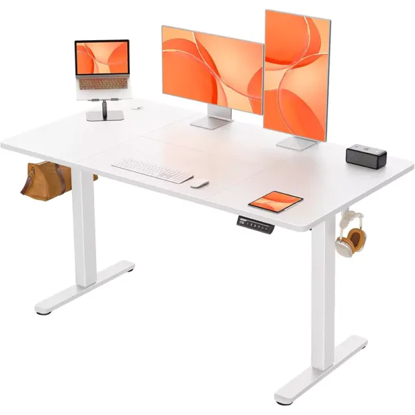 ergear egesd87w elektriski regulejams datorgalds rakstamgalds 140 x 70 x 72 118 cm g x p x a balts 672a9d0a207d3