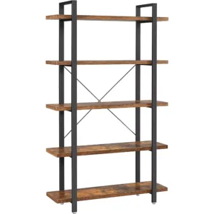 gramatplaukts vasagle lls55bx 5 plaukti 335d x 105p x 1775a cm 673bb3eec94f3