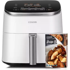 Karstā gaisa friteris Cosori TurboBlaze Hot Air Fryer 6L 1725W ‎CAF-DC601-KEU Balts