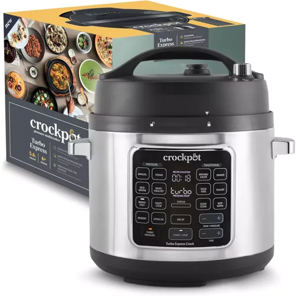 multivaramais spiediena katls crock pot turbo express 56l csc062x 1400 w 67269a6479562