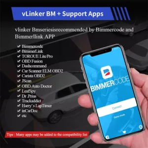 vlinker bm obd2 bluetooth 30 40 diagnostikas skeneris bmw ios android windows prieks bimmercode bimmerlink3 67310156b2e8b