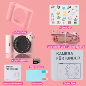 bernu digitala kamera fine life pro c5 48 mp 32 gb sd bsi cmos 3 inch touch screen roza3 676bfeed857bc