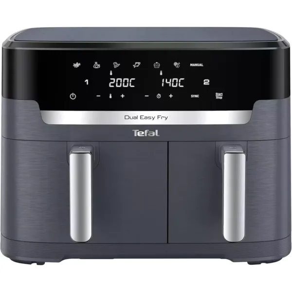 dubultais karsta gaisa friteris tefal ey942be0 dual easy fry 11 l 65 45l 2700 w 6759fc63d7eb7